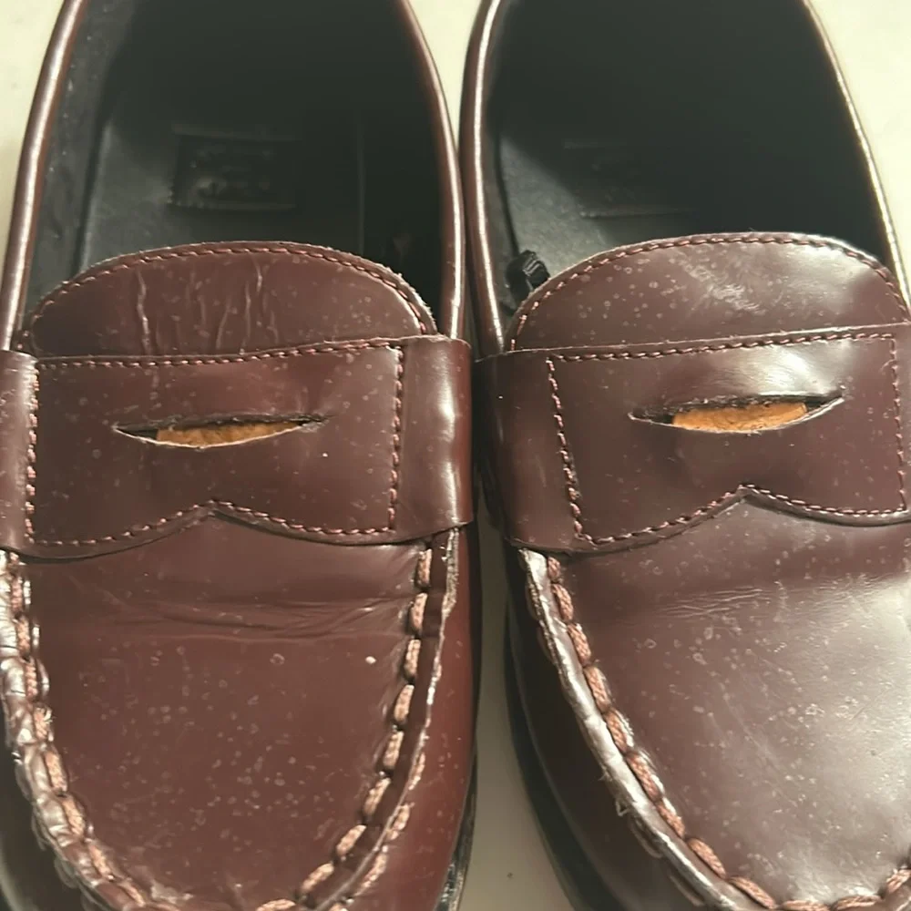 Janie and Jack toddler kids penny loafers Sz 9 - Picture 12 of 12